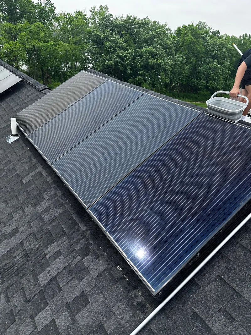 Solar Panel Cleaning by The Total Wash Co. in Madison, WI