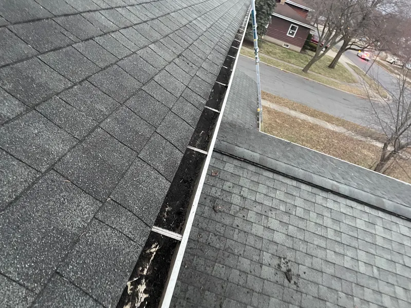 Spring Gutter Cleaning result 1 — The Total Wash Co. Madison WI