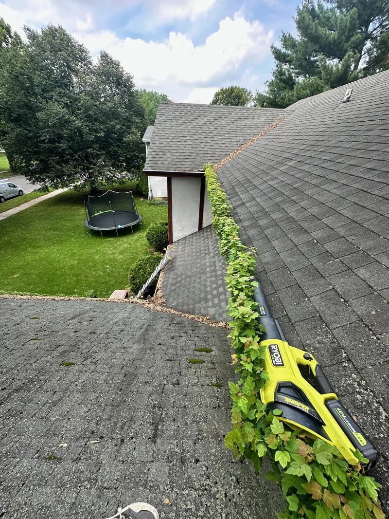 Gutter Cleaning result 1 — The Total Wash Co. Madison WI