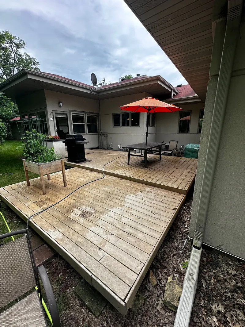 Deck Cleaning McFarland WI Lake Homes | Total Wash Co. job photo 3 — The Total Wash Co. Madison WI