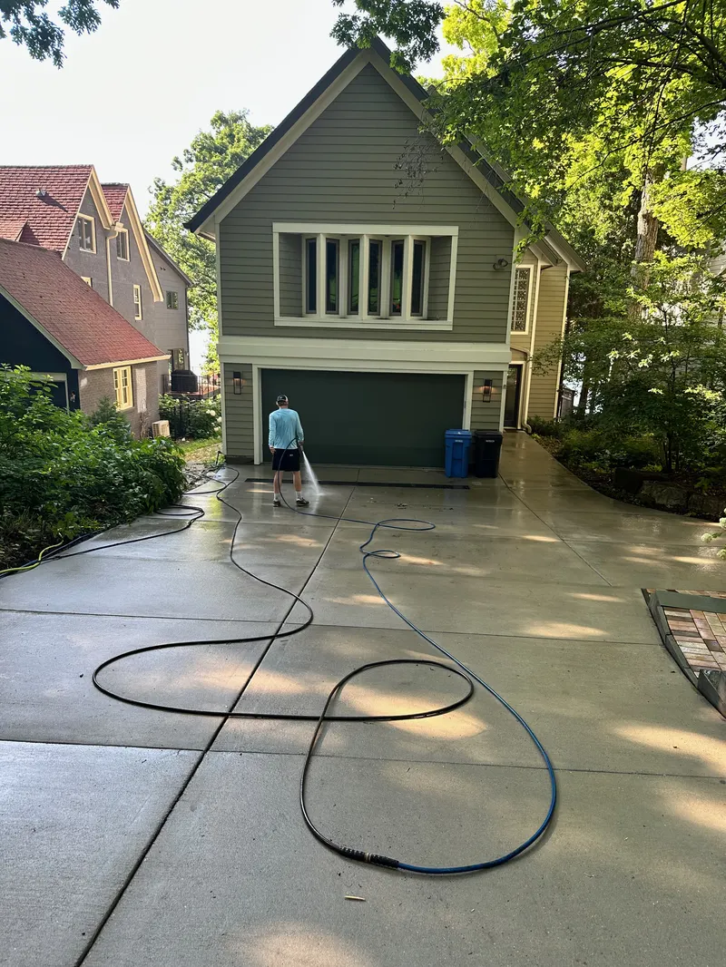 Driveway Cleaning by The Total Wash Co. in Madison, WI