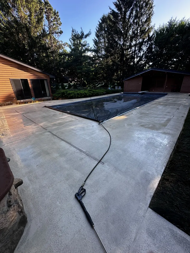 Parking Lot Cleaning result 2 — The Total Wash Co. Madison WI