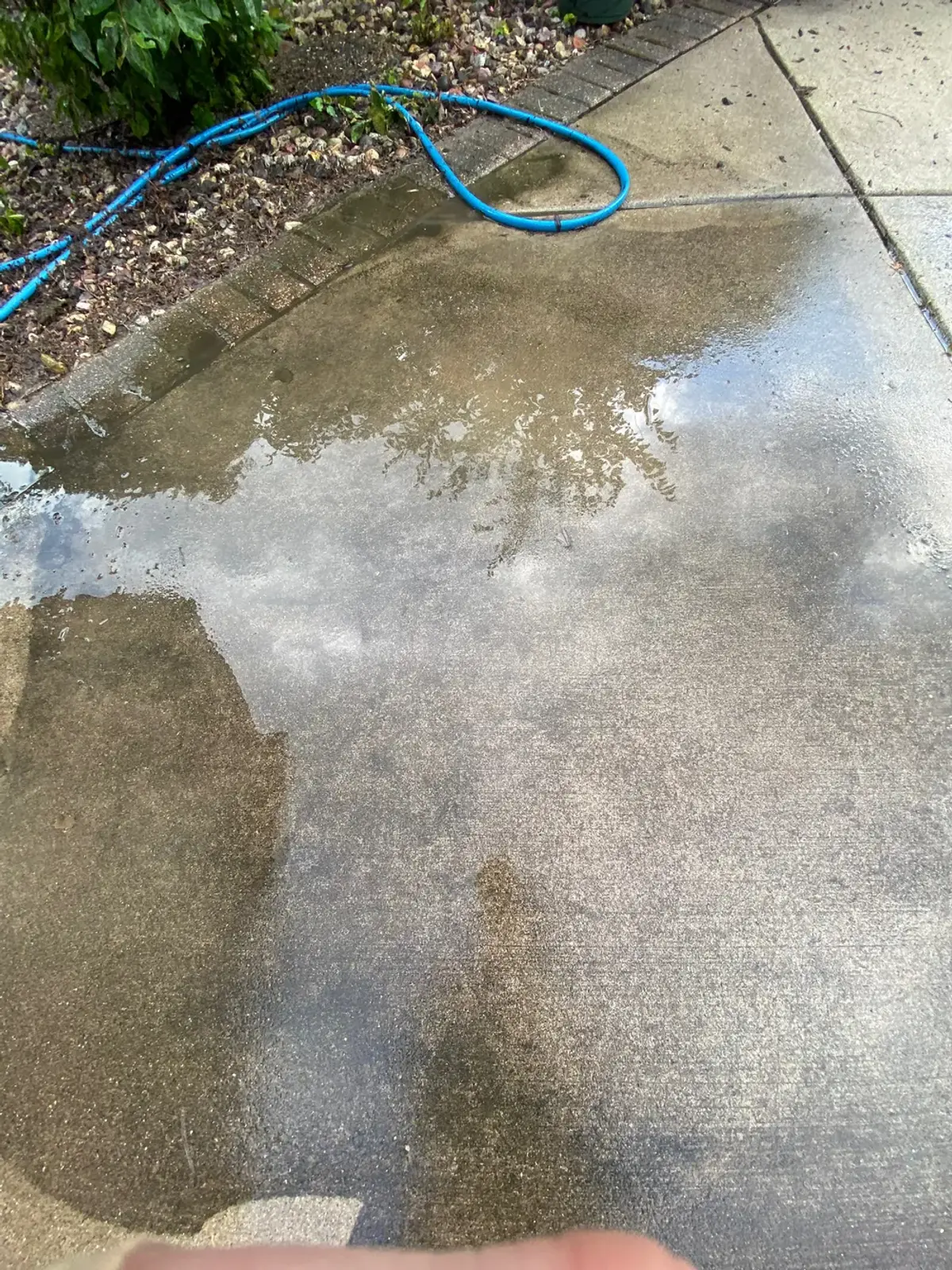 Before: Oil stains & buildup