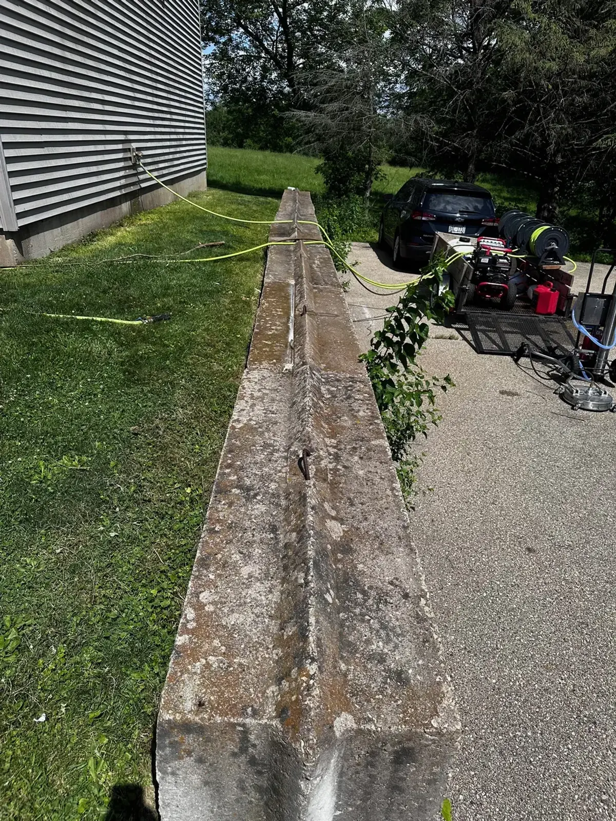Before: Weathered & gray