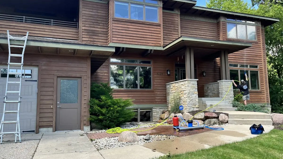 LED Holiday Lights job photo 3 — The Total Wash Co. Madison WI