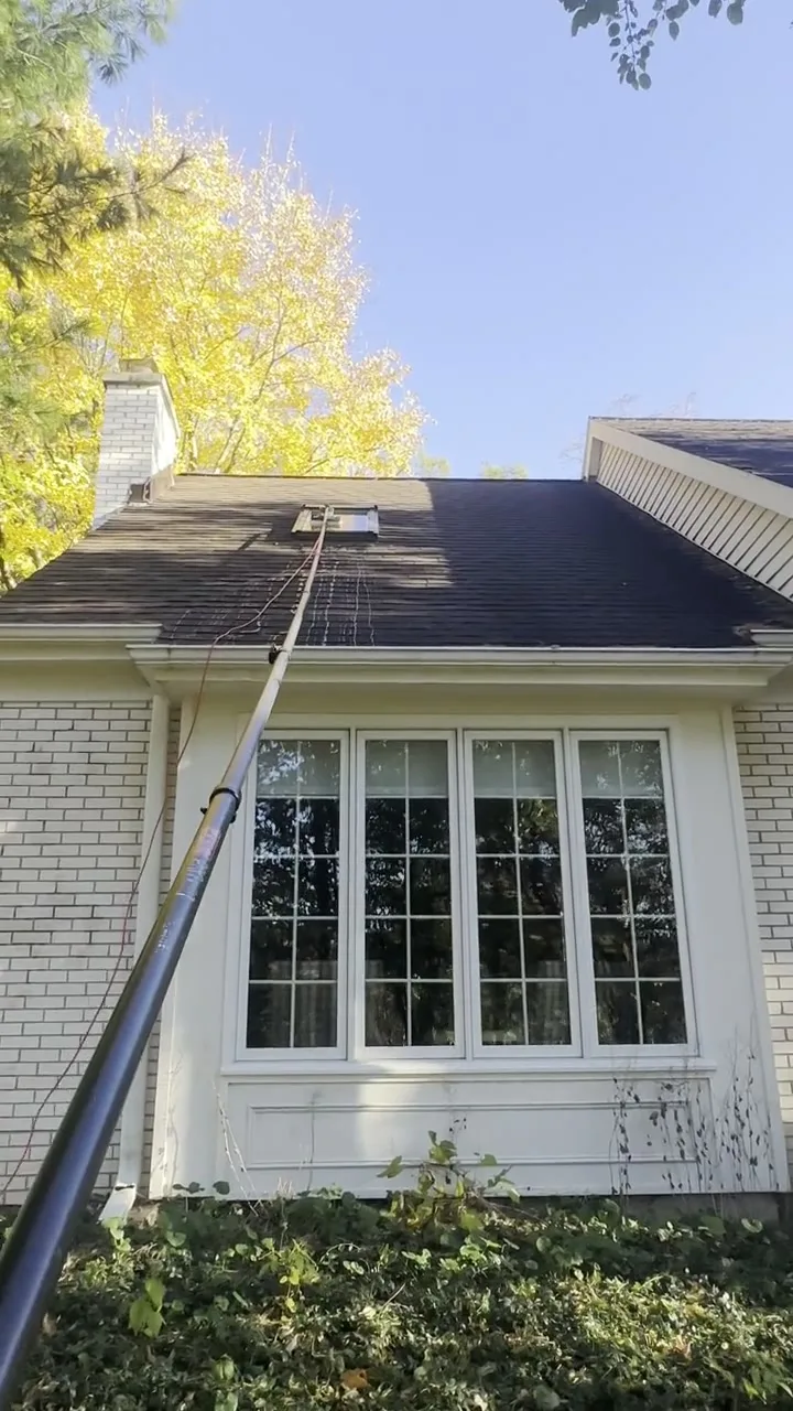 Professional window cleaning results